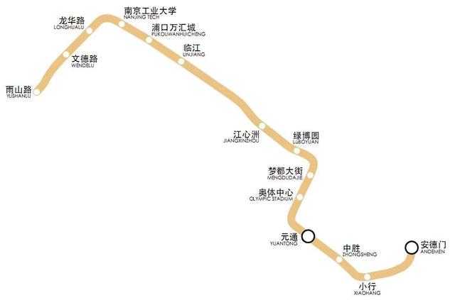 南京地铁10号线线路图（地铁10号线全线站名）-第2张图片