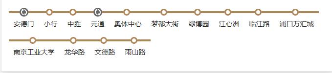 南京地铁二号线时间（二号地铁线的线路图）-第5张图片