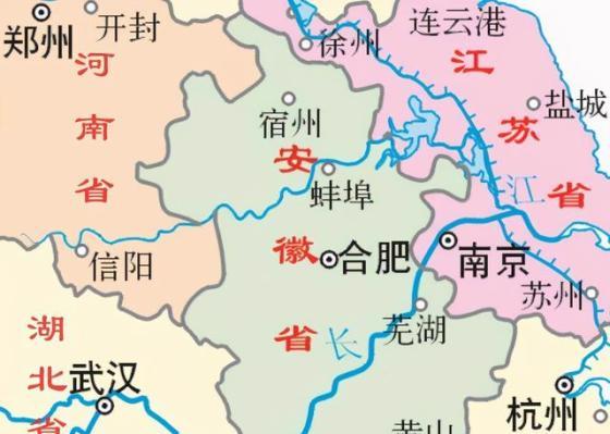 南京在哪个省中国地图（南京位置中国地图）-第3张图片