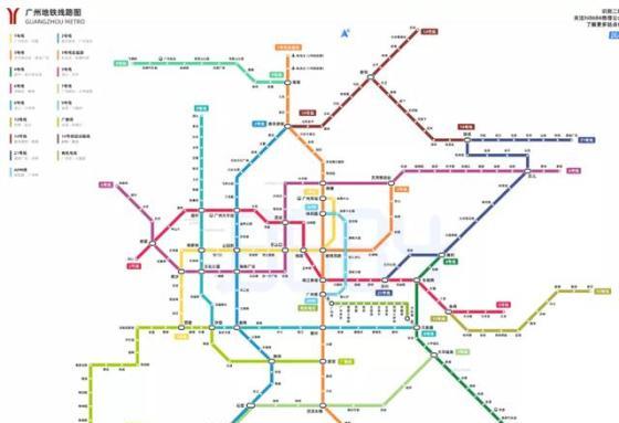 广州新地铁线路图（地铁图广州高清全图）