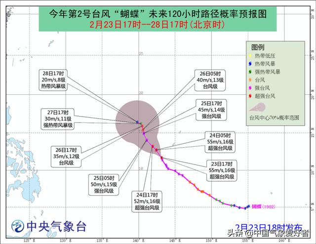 台风蝴蝶路径图（台风的经过路线图和去向）-第4张图片