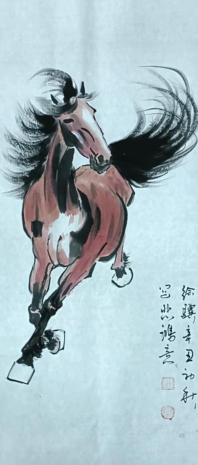画马的画家最有名的是谁（中国十大画马高手）-第4张图片