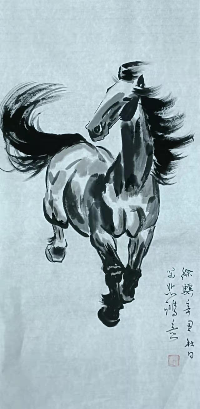画马的画家最有名的是谁（中国十大画马高手）-第3张图片